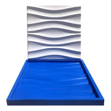 Forma Silicone Gesso Parede 3d - Riviera Molde Silicone 100% Cor Azul Foto mini  2
