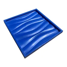 Forma Silicone Gesso Parede 3d - Riviera Molde Silicone 100% Cor Azul Foto  mini 1