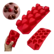 Forma Silicone Para Gelo Ice Coração - Mor Cor Vermelho Foto mini 4