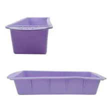 Forma Silicone Pão E Bolo Retangular Antiaderente 28cm Foto  mini 1