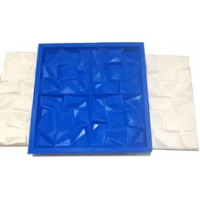 Forma Silicone Profissional Abstrato 3d - 100% Silicone Cor Azul Foto mini  2