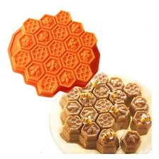 Forma Silicone Sabonete Saboaria Confeitaria Formato Comeia Foto mini 4