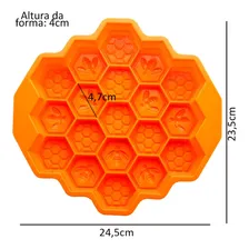Forma Silicone Sabonete Saboaria Confeitaria Formato Comeia Foto mini 2
