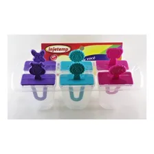 Forma Sorvete Picoleteira Picolé Infantil Divertida Bichinho Cor Sortidas Foto mini 2