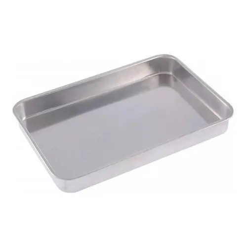 Forma Tabuleiro Assadeira Carne AlumÃnio Grande 46 Cm Hotel Cor Cinza Foto 1