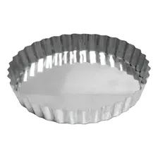 Forma Torta Crespa Ondulada Maçã Fundo Fixo N 21 Cor Alumínio Foto mini  3