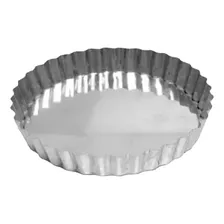 Forma Torta Crespa Ondulada Maçã Fundo Fixo N 28 Cor Alumínio Foto mini  3