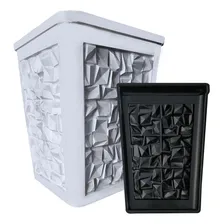 Forma Vaso 3d Abs Gesso Cimento Profissional Grande Jardim Forma Abstrato Foto  mini 1