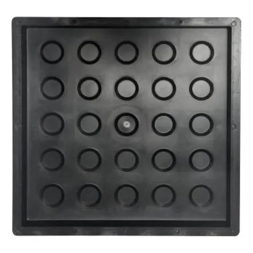Formas Piso Tátil Alerta 20x20x03 - Kit 10 Foto 1