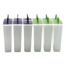 Forminha Com 12 Palitos Para Sorvete Picole Cor Branco Foto mini 2