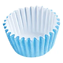 Forminha Forma De Papel Docinho Doce N°6 Azul Claro C/1000 Cor Azul-claro Foto mini 1