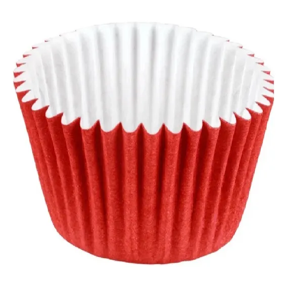 Forminha Forma De Papel Docinhos Doce N°5 Vermelho C/1000 Foto 1