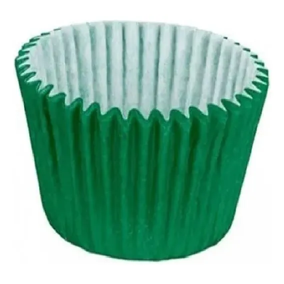 Forminha Forma Papel P/ Docinhos Doce N°4 Verde C/1000 Cor Verde-escuro Foto 1