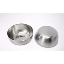 Forminha Mini Quindim N°1 Alumínio - 24 Unidades Forma Cor Prateado Foto mini  2