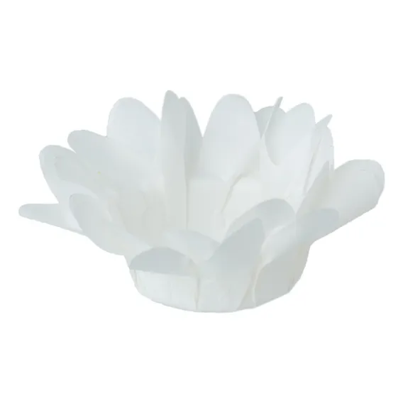 Forminha P/ Doces Margaridinha Branco 30un Foto 1