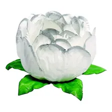 Forminha Para Doces Finos - Bela Branca Borda Prata Foto mini 1