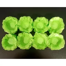 Forminha Porta Doces Finos Gourmet Floral Seda Com 40 Unid. Cor Verde Claro Foto mini 2