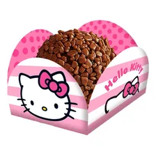 Forminhas Para Doces 4 Pétalas Festa Hello Kitty 40 Unidades Cor Rosa Foto  mini 1