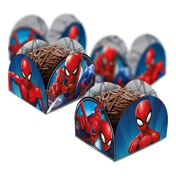 Forminhas Para Doces Festa Homem Aranha 50 Unidades Cor Colorido Foto 1