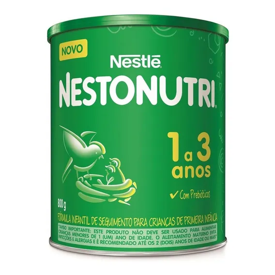 F贸rmula Infantil Em P贸 Nestonutri Composto L谩cteo 800g Foto 1