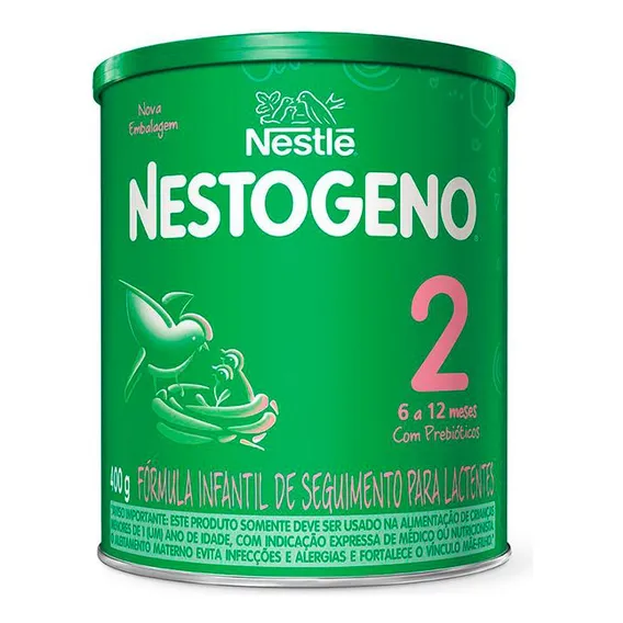 Fórmula Infantil Nestogeno 2 400g Foto 1