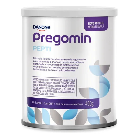 F贸rmula Infantil Pregomin Pepti 400g Danone Sabor Sem sabor Foto 1