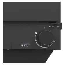 Forno A Gás Industrial 77 Litros Fi77 De Bancada Preto Foto mini 4
