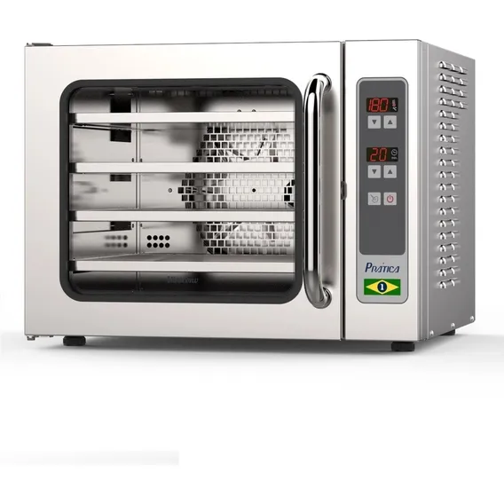 Forno C/ Vapor Turbo Convecção Miniconv Prática Cor Inox 220v Foto 1