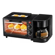 Forno De Bancada Elétrico 3 Em 1 Cafeteira Forno E Grill Foto mini 1