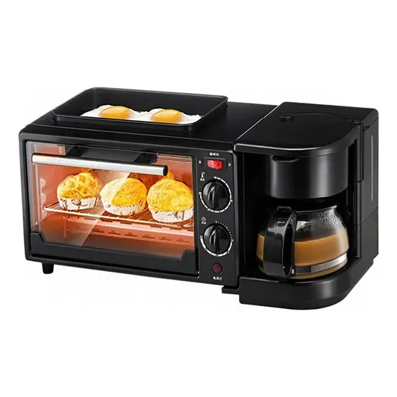 Forno De Bancada Elétrico 3 Em 1 Cafeteira Forno E Grill Foto 1