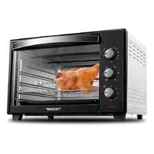 Forno de bancada elétrico Best Forno plus 48L preto/branco 127V Foto  mini 1