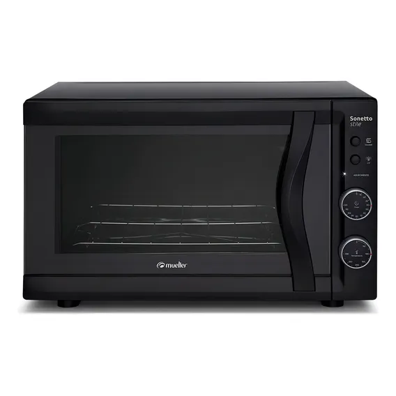 Forno de bancada elétrico Mueller Forno Sonetto 44L preto-fosco Foto 1