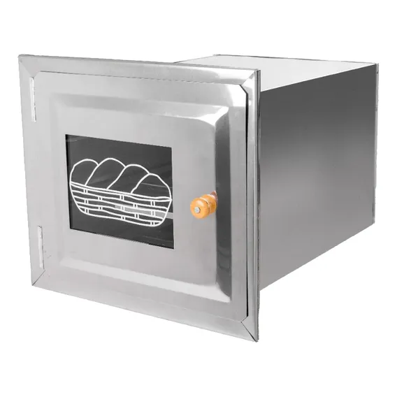 Forno De Chapa Inox E Frente Tampa Vidro 50x35x30cm Foto 1