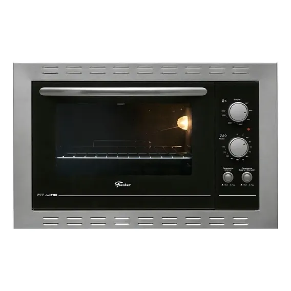 Forno de embutir elétrico Fischer Fit Line 44L inox 127V Foto 1