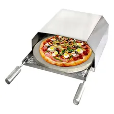 Forno De Pizza P/ Churrasqueira Pedra Refratária Grelha Inox Foto mini 1