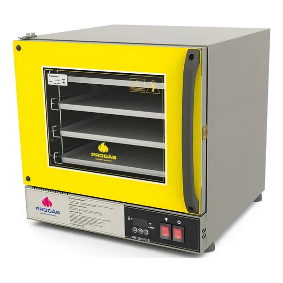 Forno Elétrico 220v Turbo Plus Fast Oven Aço Inox Amarelo Foto 1