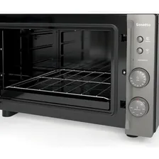 Forno Elétrico de Bancada Mueller Sonetto 44L com Vidro Espelhado Prata Foto mini  3