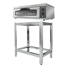 Forno Elétrico De Lastro Para Pizza Com Cavalete Inox Wp-80 Foto mini 1
