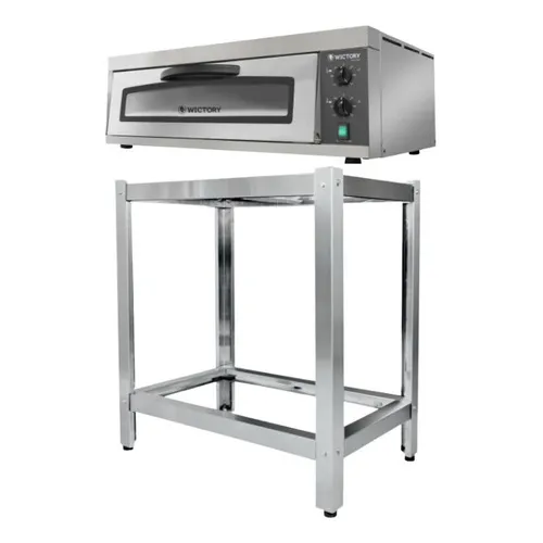 Forno Elétrico De Lastro Para Pizza Com Cavalete Inox Wp-80 Foto 1