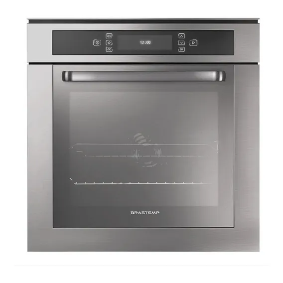 Forno Elétrico Embutir Brastemp 67l Slim Bo260 220v Cor Inox Foto 1