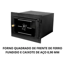 Forno Frente Ferro Fundido Campeiro Grande Aço Cor Preto Foto mini 2