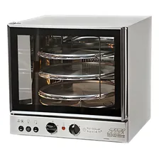 Forno Giratório De Bancada Elétrico 3 Bandejas Fge Tita 220v Cor Prateado Foto mini 1