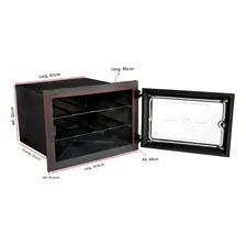 Forno Grande De Ferro Fundido Com Vidro Quadrado Fogao Lenha Foto mini 2