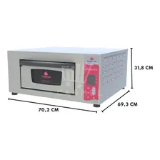 Forno Industrial Elétrico Refratário Pizzaria Prart40 Progás Foto mini 3