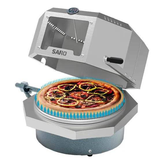 Forno Industrial Saro Fc40 Para Assar Pizzas Foto 1
