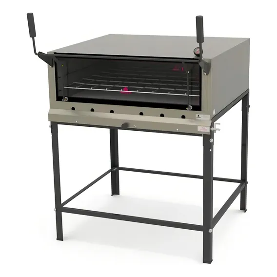 Forno Lastro 90x90cm Gas Guilhotina Prp900 G2 Inox Progas Foto 1