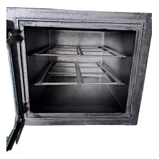 Forno P/ FogĂŁo A Lenha Frente de AlumĂnio Quadrada c/ Vidro P Brassol Foto mini 2
