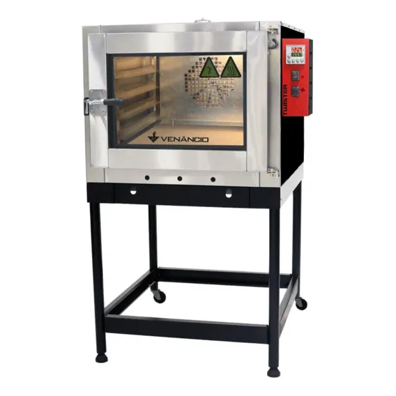 Forno Pão Á Gás Para 5 Esteiras Venâncio Turbo Fvt5d Padaria 220V Foto 1
