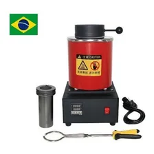 Forno Para Fundicao De Metais Elétrico 110v A Pronta Foto mini 4