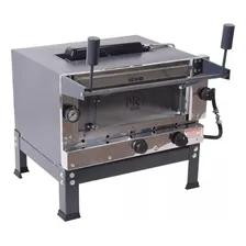 Forno Pizza Grill Infravermelho Refratário Termômetro 45x45 Cor Preto Foto mini  3